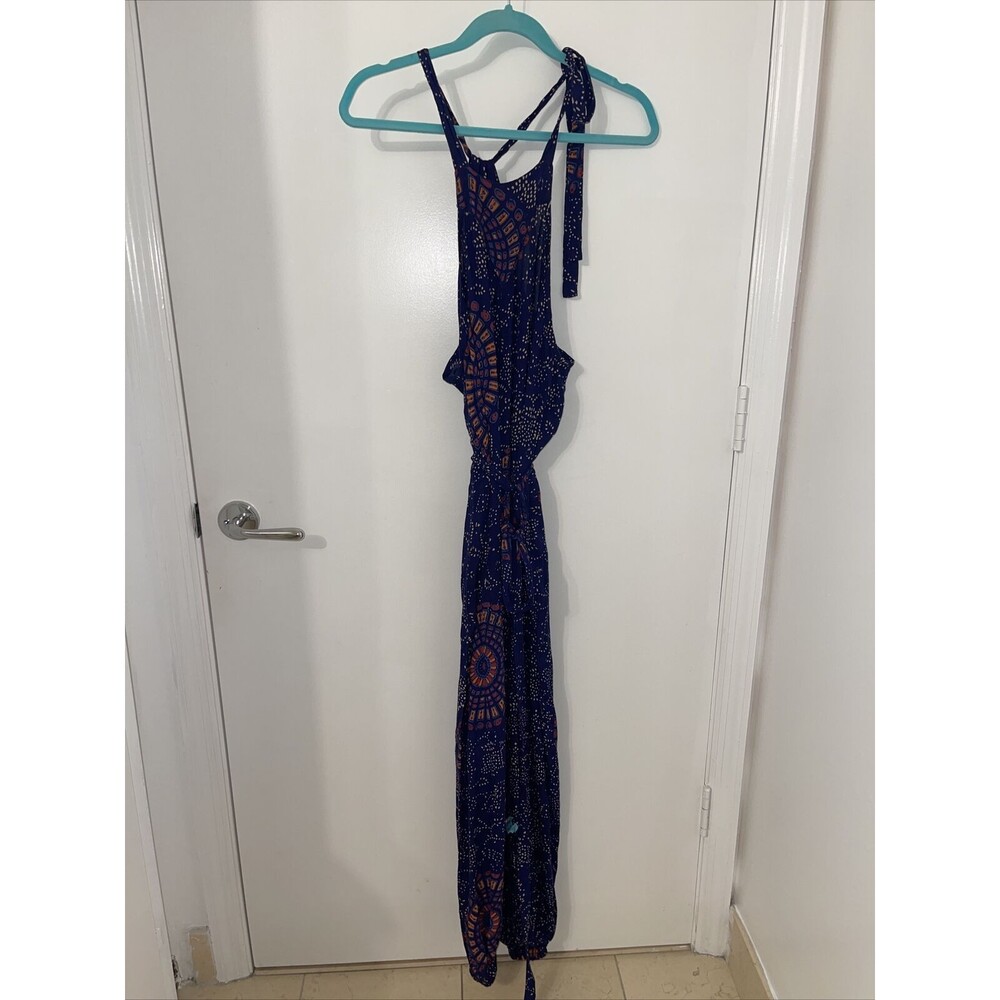 Balades Boho Belted Women's Full Length Romper Jumpsuit One Size - Picture 7 of 7